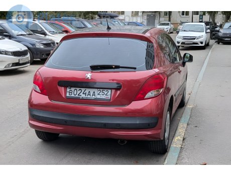 в024аа252, Peugeot 207