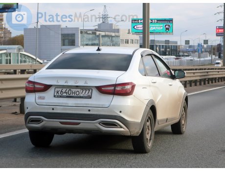 к640но777, Lada (VAZ) Vesta