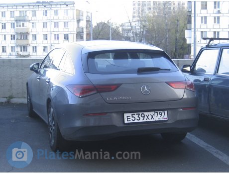 е539хх797, Mercedes-Benz CLA-Klasse