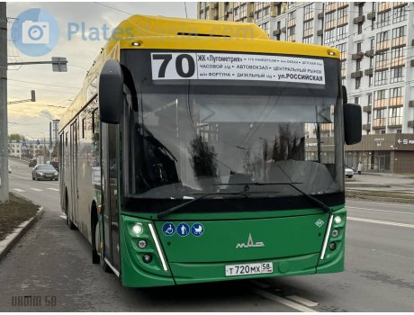 т720мх58, MAZ 203