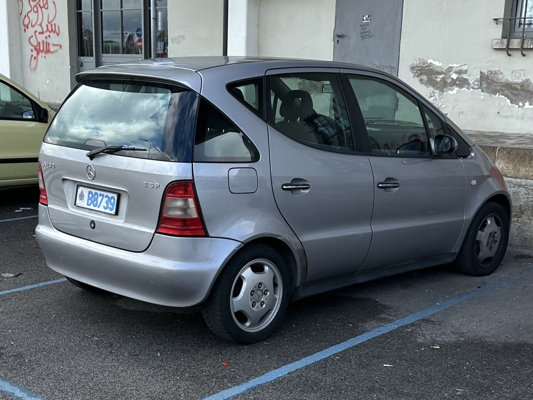 B8739, Mercedes-Benz A-Klasse 1st gen (W168), 1997–2004