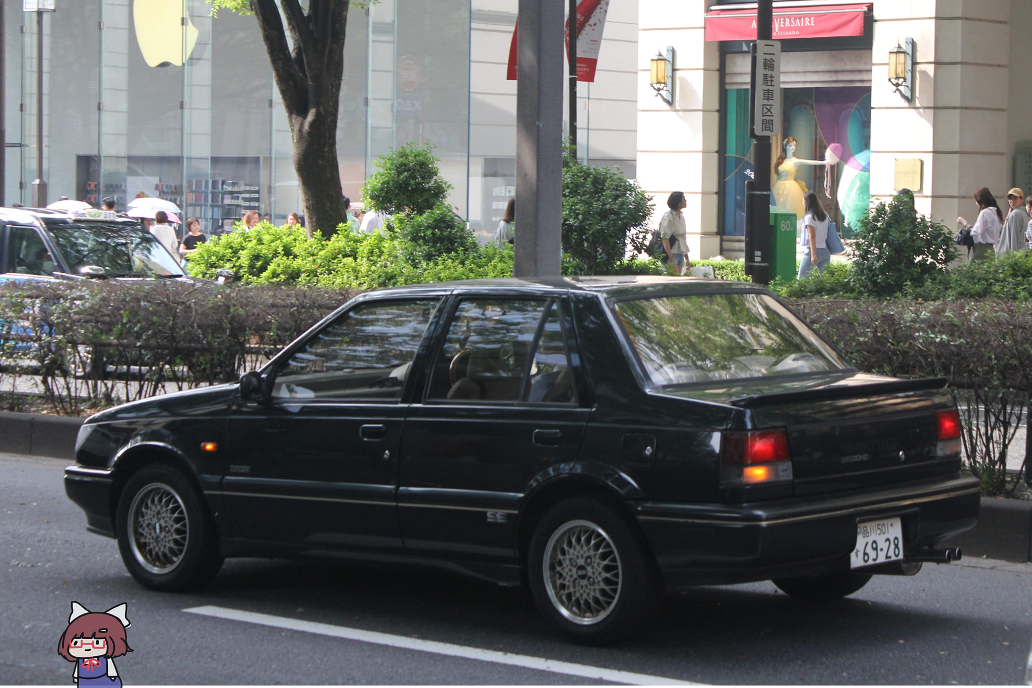 品川 501 す 6928, Isuzu Gemini 2nd gen Sedan (JT150), facelift, 1987–1990