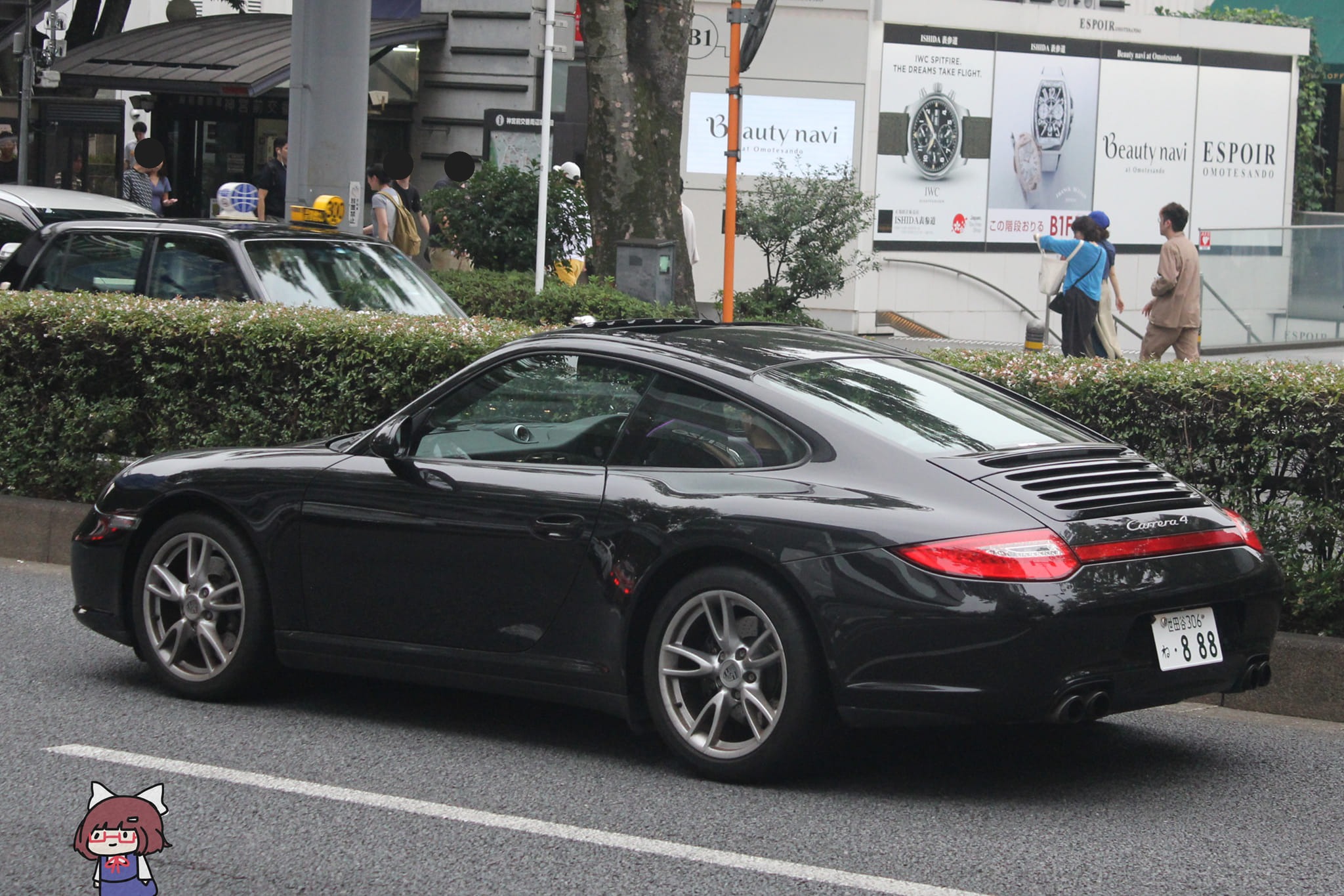 世田谷 306 ね 888, Porsche 911 6th gen Coupé (997.1), 2004–2010