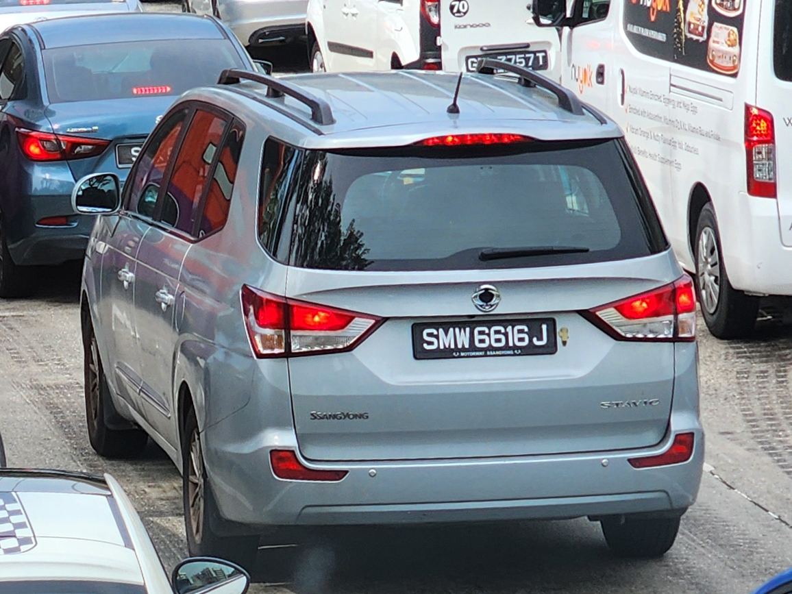SMW 6616 J, SsangYong (KGM) Rodius / Stavic / Turismo 2nd gen (A170), facelift, 2018–2019