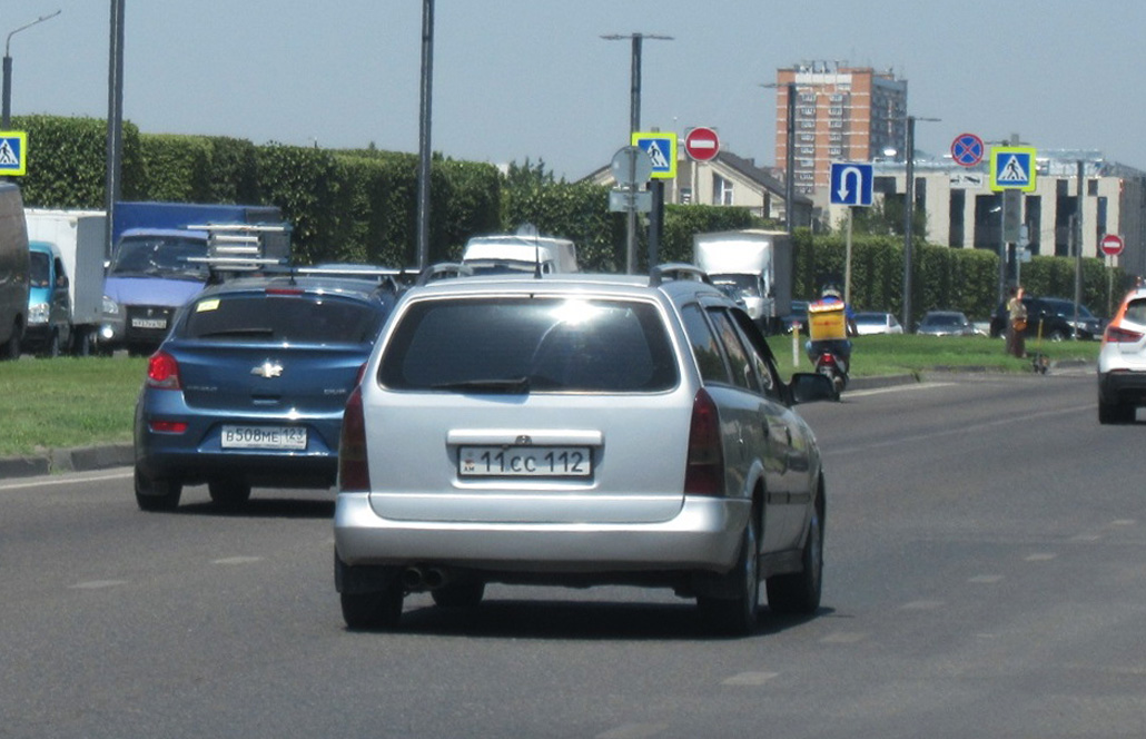 11 CC 112, Opel Astra 2nd gen Caravan Wagon (G; T98), 1998–2009