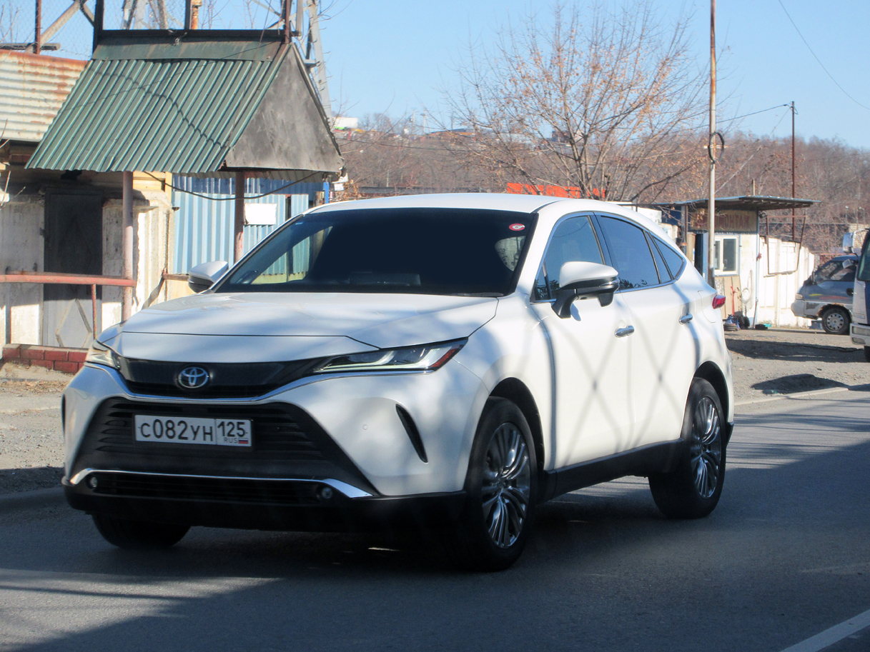 с 082 ун 125, Toyota Harrier 4th gen (XU80), 2021–