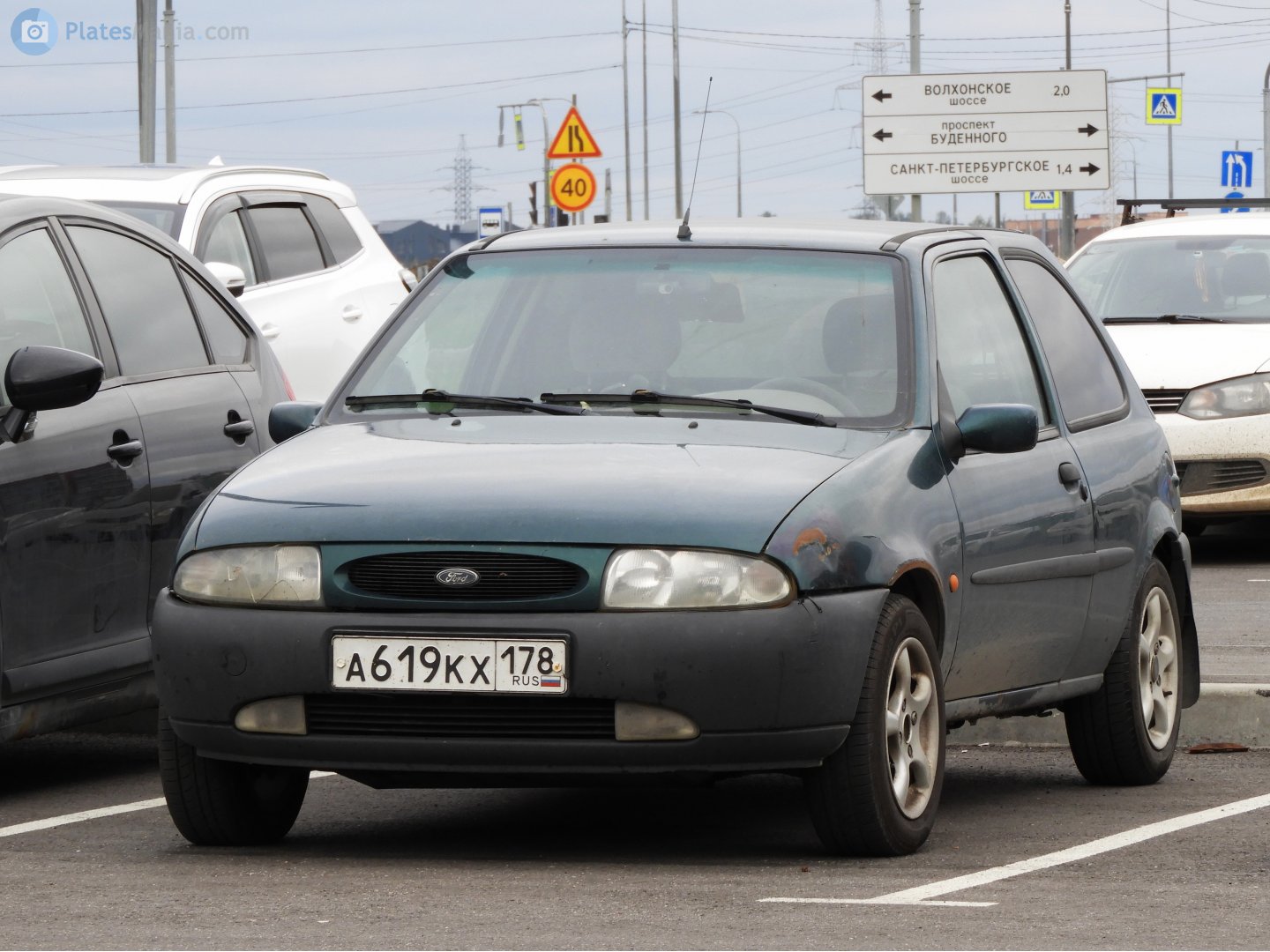 а 619 кх 178, Ford Fiesta 4th gen 3-door Hatch (JAS; BE91), 1995–1999