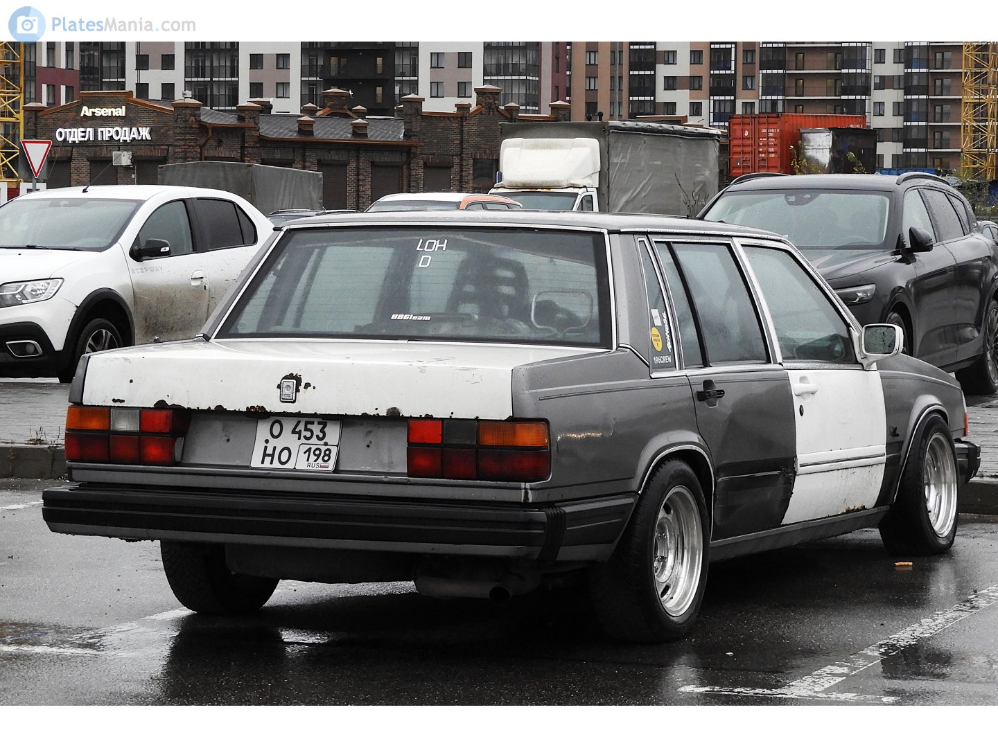 о 453 но 198, Volvo 740 1st gen Sedan (744), 1984–1989