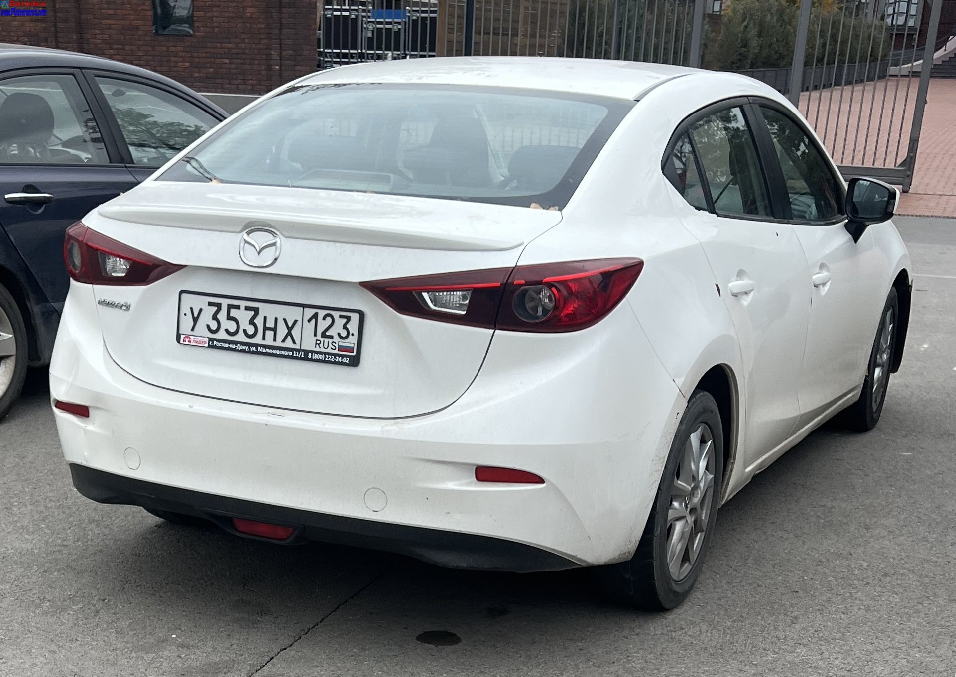 у 353 нх 123, Mazda 3 3rd gen Sedan (BM), 2013–2018