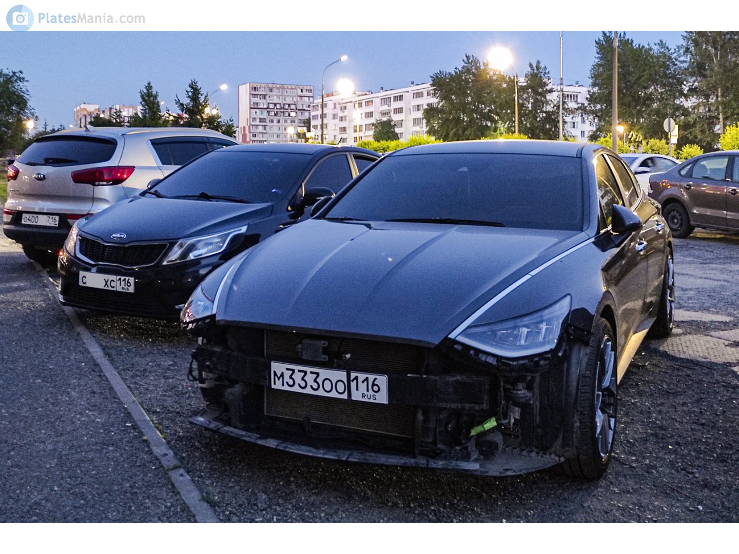 м 333 оо 116, Hyundai Sonata 8th gen (DN8), 2019–2024