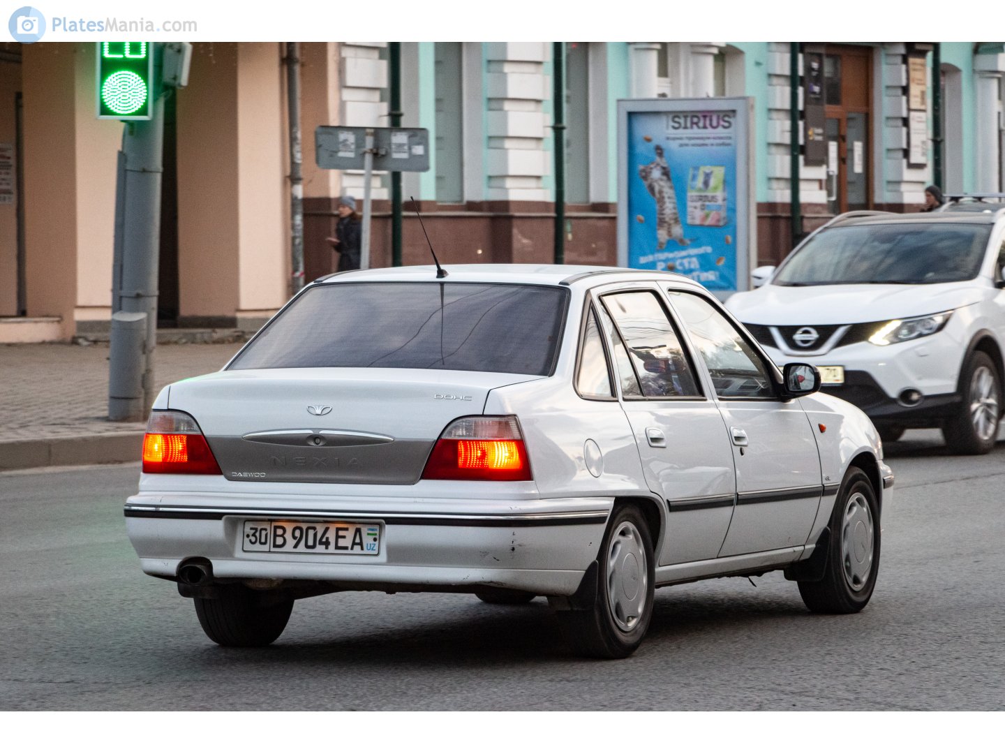 30 B 904 EA, Daewoo Nexia 1st gen Sedan (T-body), 1995–1997 (–2008 for CIS-market)