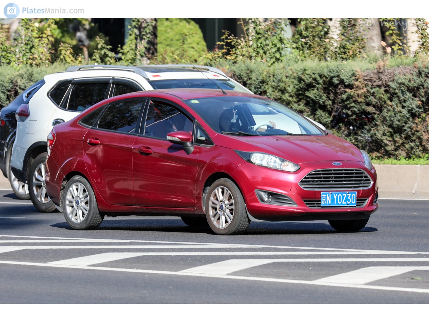 京N·Y0Z30, Ford Fiesta 6th gen Sedan (B409; JA8), facelift, 2012–2019