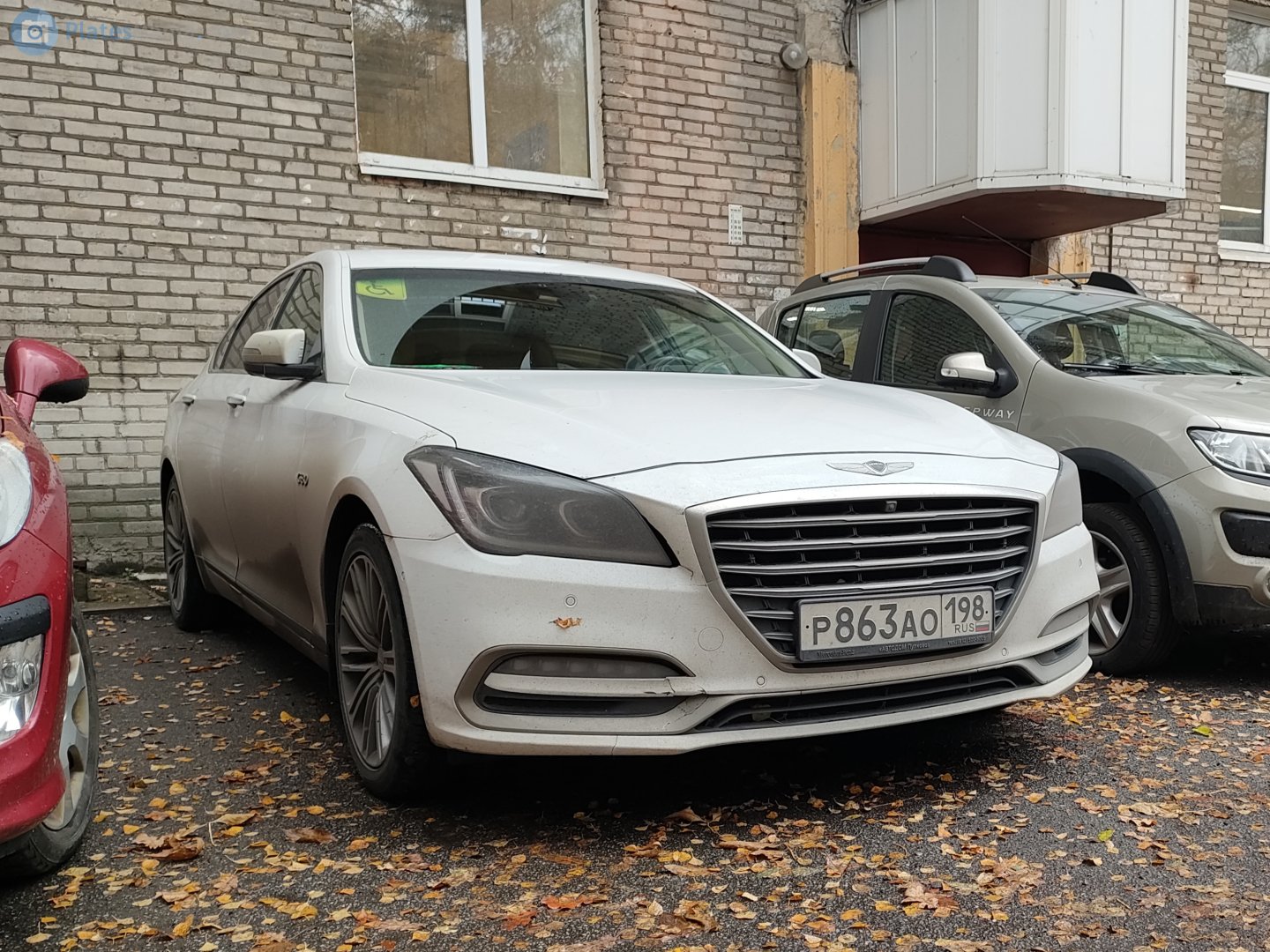 р 863 ао 198, Genesis G80 1st gen (DH), 2016–2020