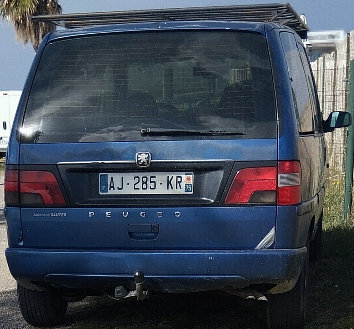 AJ-285-KR, Peugeot 806 1st gen (U60), 1994–2002