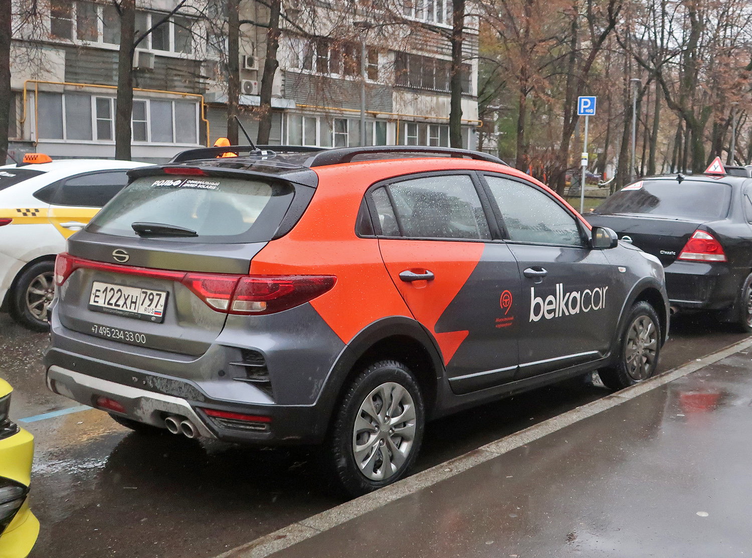 е 122 хн 797, Kia Rio 4th gen X Hatch (FB; CIS-market), facelift, 2020–2022  (Solaris KRX for RU-market since 2024)