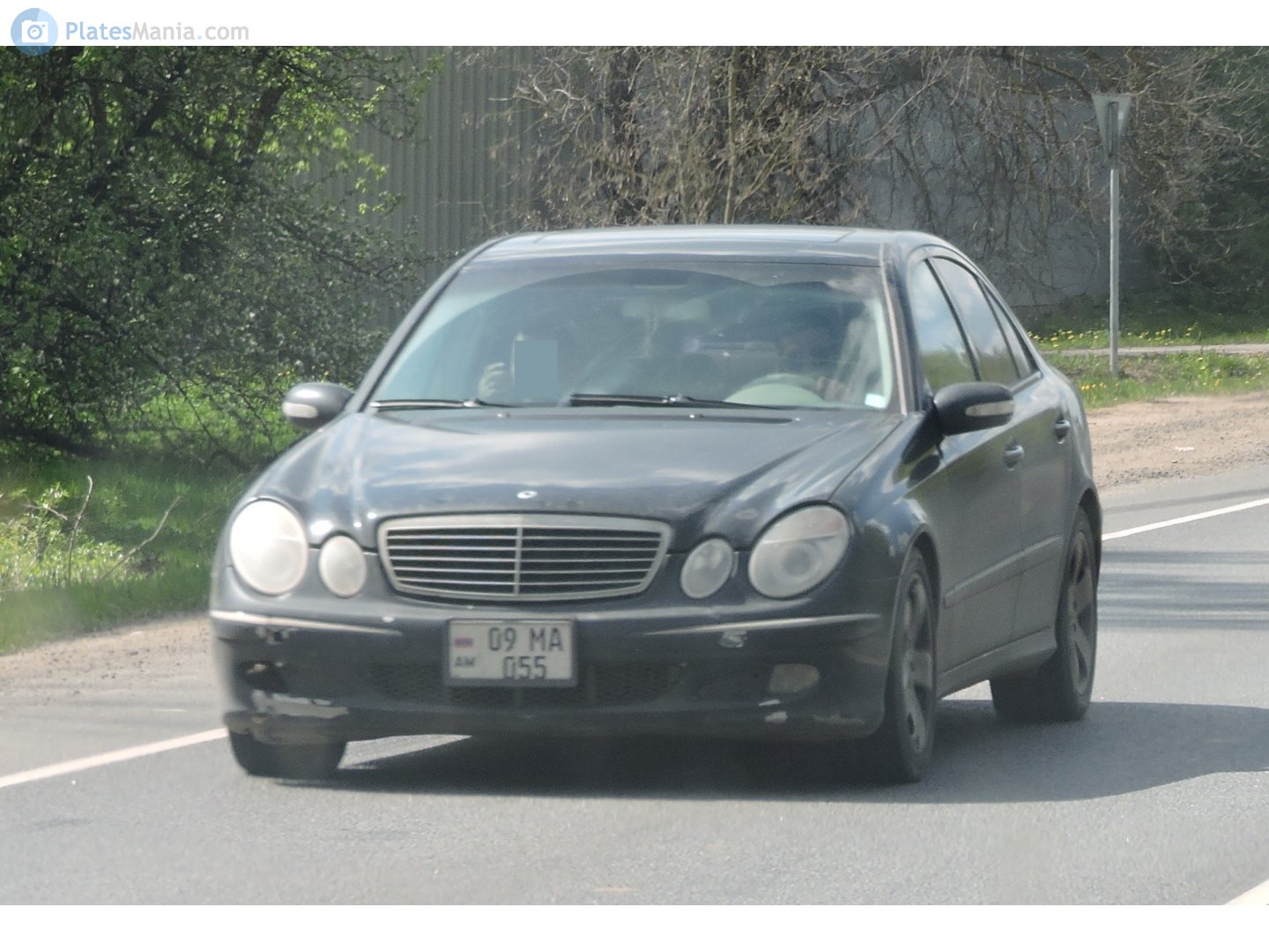 09 MA 055, Mercedes-Benz E-Klasse 3rd gen Sedan (W211), 2002­–2009