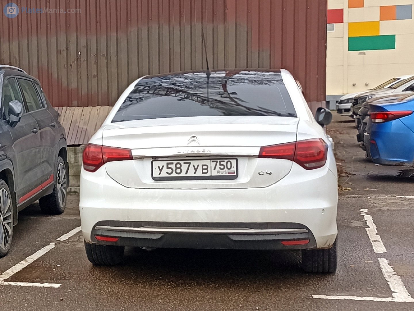 у 587 ув 750, Citroёn C4 2nd gen Sedan (B73), 2012–2016 (–2017 for LATAM-market)