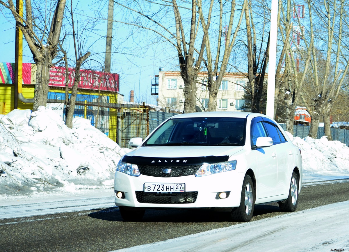 в 723 нн 27, Toyota Allion 2nd gen (T260), 2007–2010