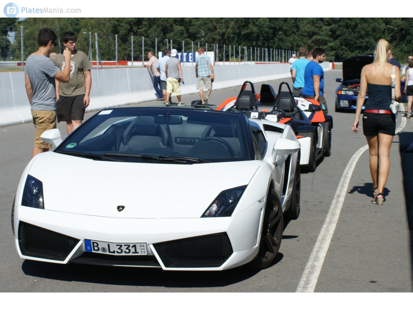 B L 331 (04/11), Lamborghini Gallardo 1st gen Spyder, facelift, 2008–2014