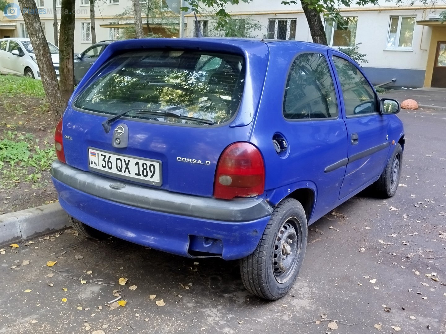 36 QX 189, Opel Corsa 2nd gen (Lite) 3-door Hatch (B; S93), 1993–2000 (–2007 for ZA-market)