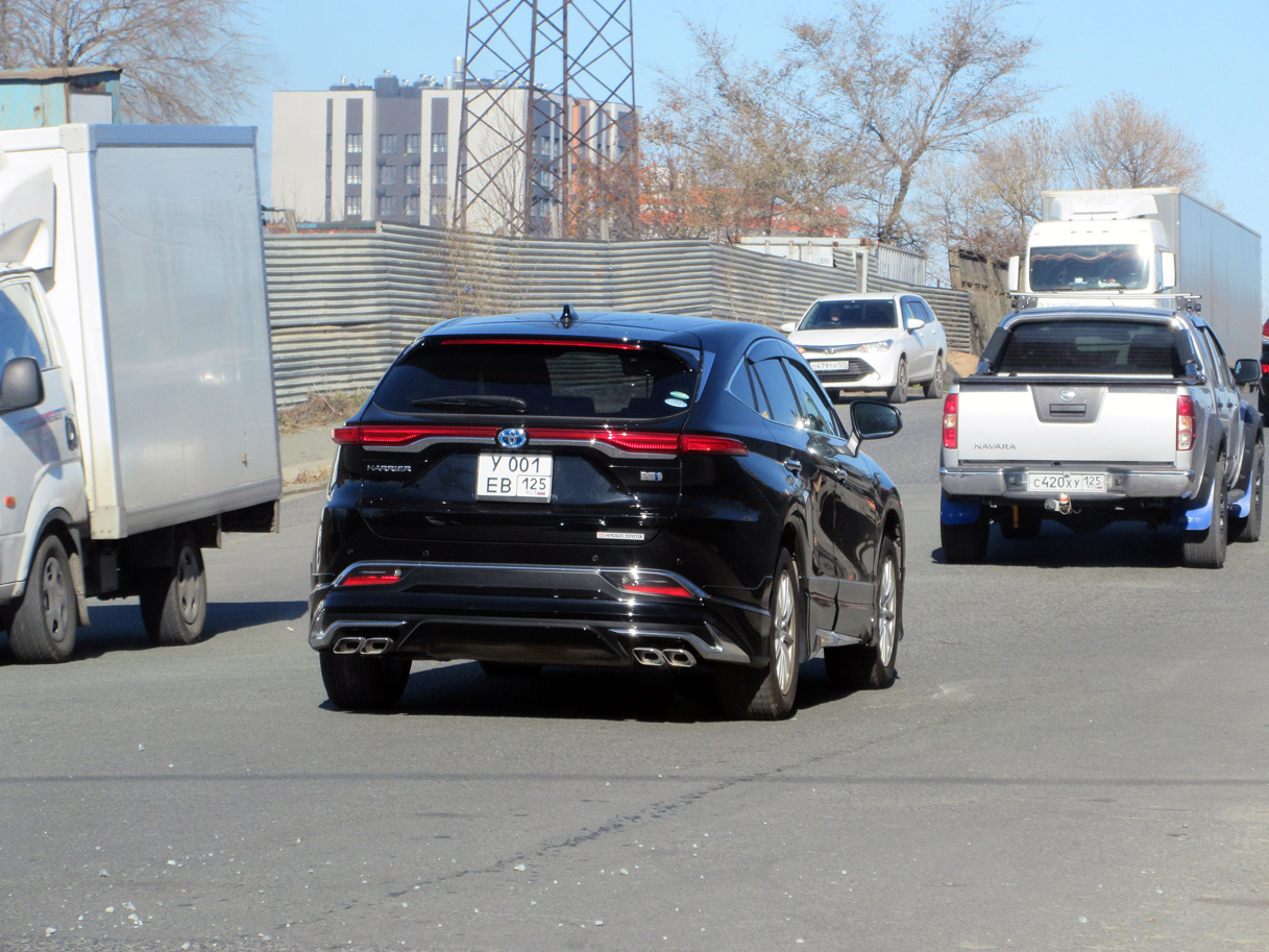 у 001 ев 125, Toyota Harrier 4th gen (XU80), 2021–