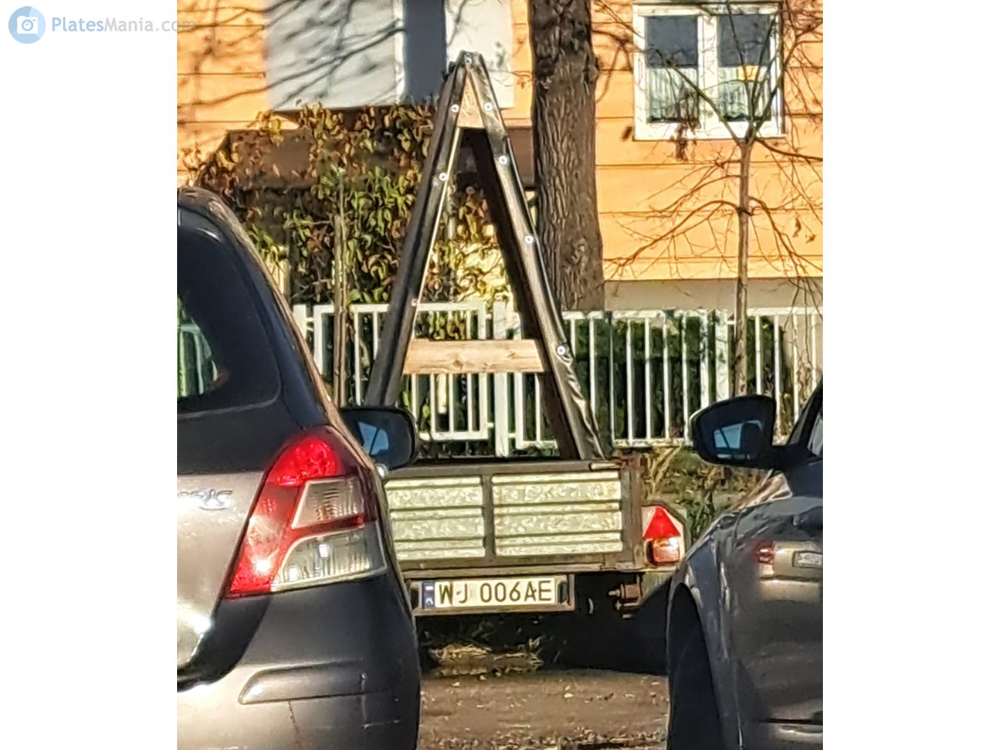 WJ 006AE, Regular car plates 