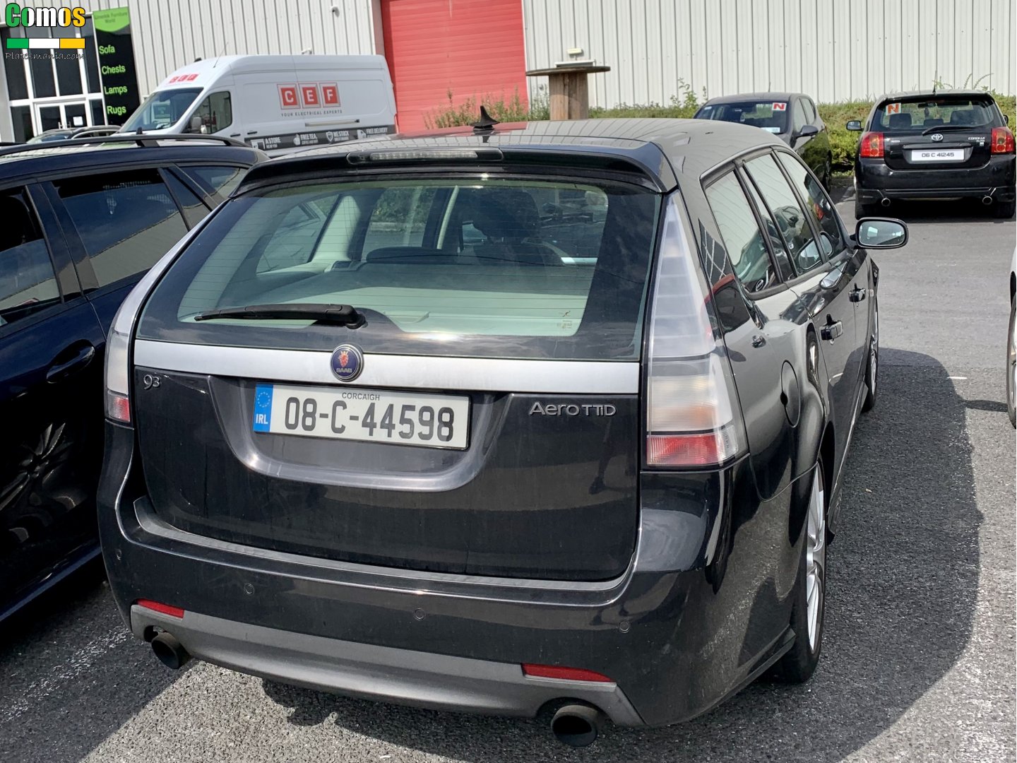 08-C-44598, SAAB 9-3 2nd gen SportCombi Wagon (YS3F), facelift, 2007–2012