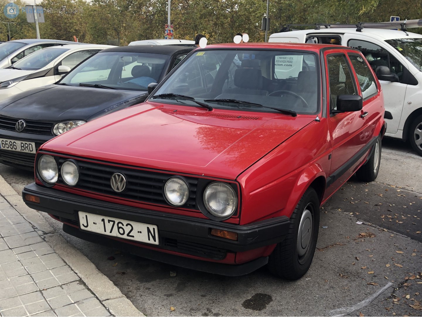 J 1762 N, Volkswagen Golf 2nd gen 3-door Hatch (19/1G), 1983–1992