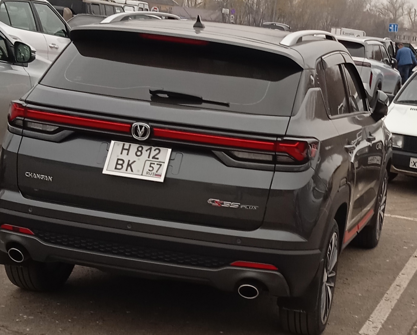 н 812 вк 57, Changan (Chana) CS35 2nd gen Plus, facelift, 2021–