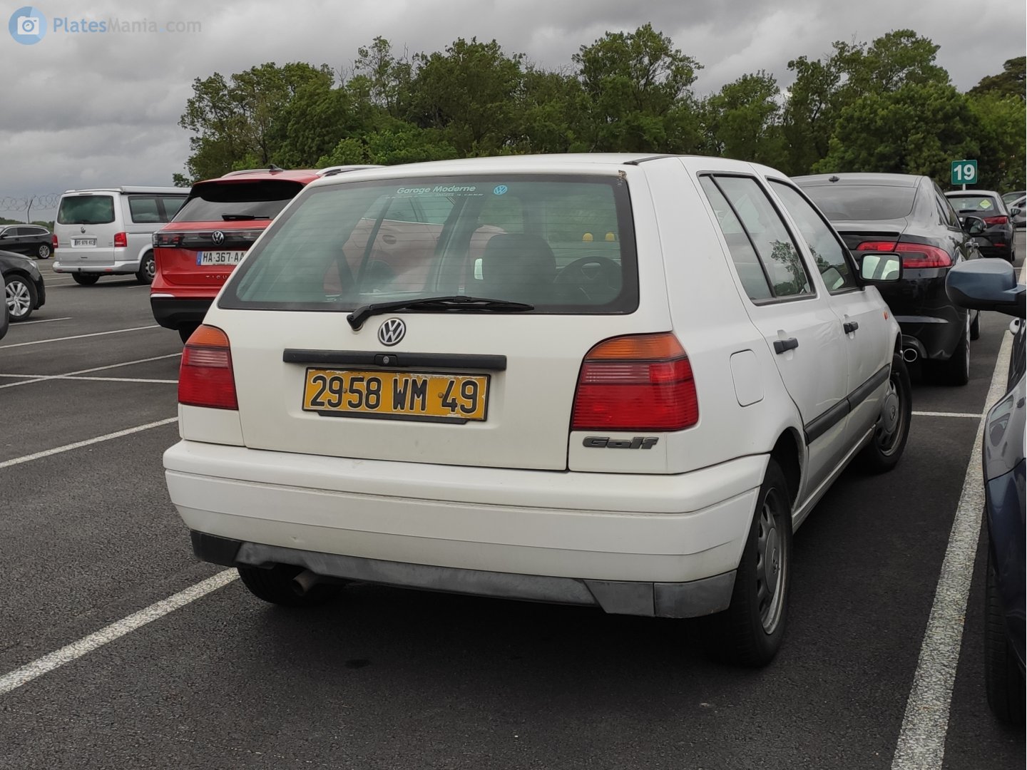 2958 WM 49, Volkswagen Golf 3rd gen 5-door Hatch (1H1), 1991–1997