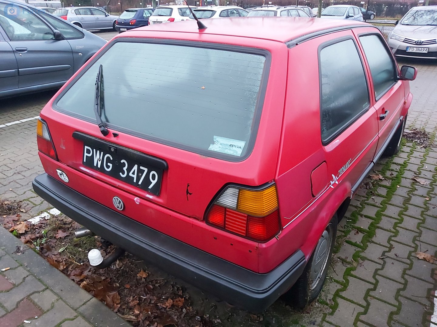 PWG 3479, Volkswagen Golf 2nd gen 3-door Hatch (19/1G), 1983–1992