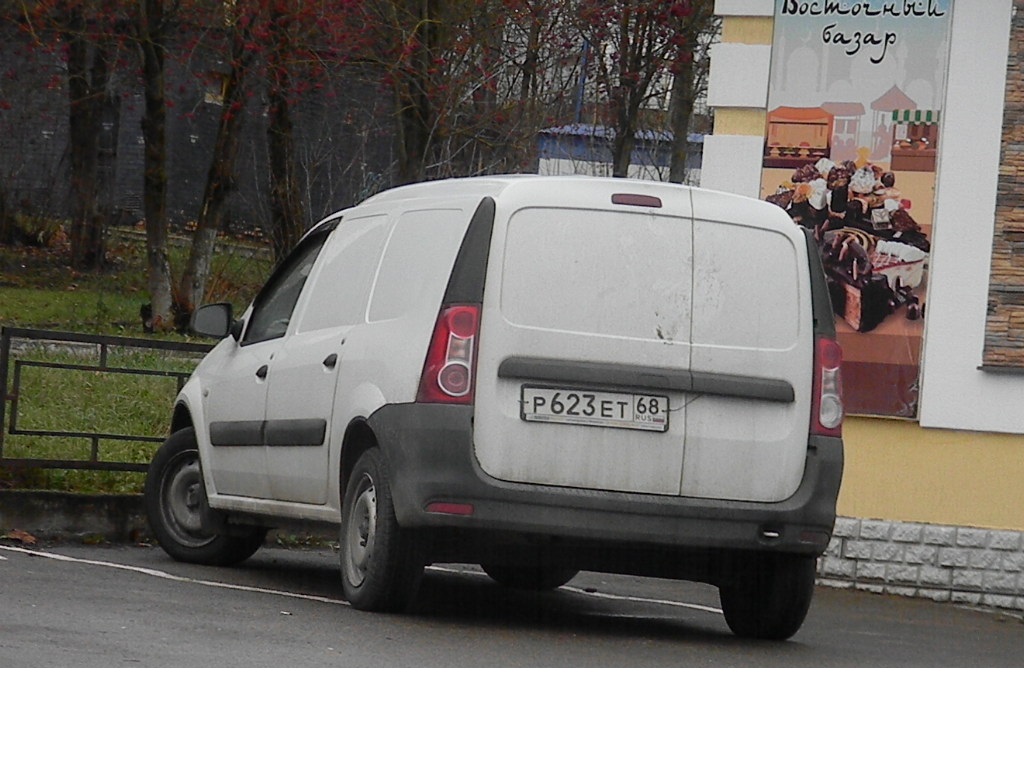 р 623 ет 68, Lada (VAZ) Largus 1st gen F90 (FS0), 2012­–2020