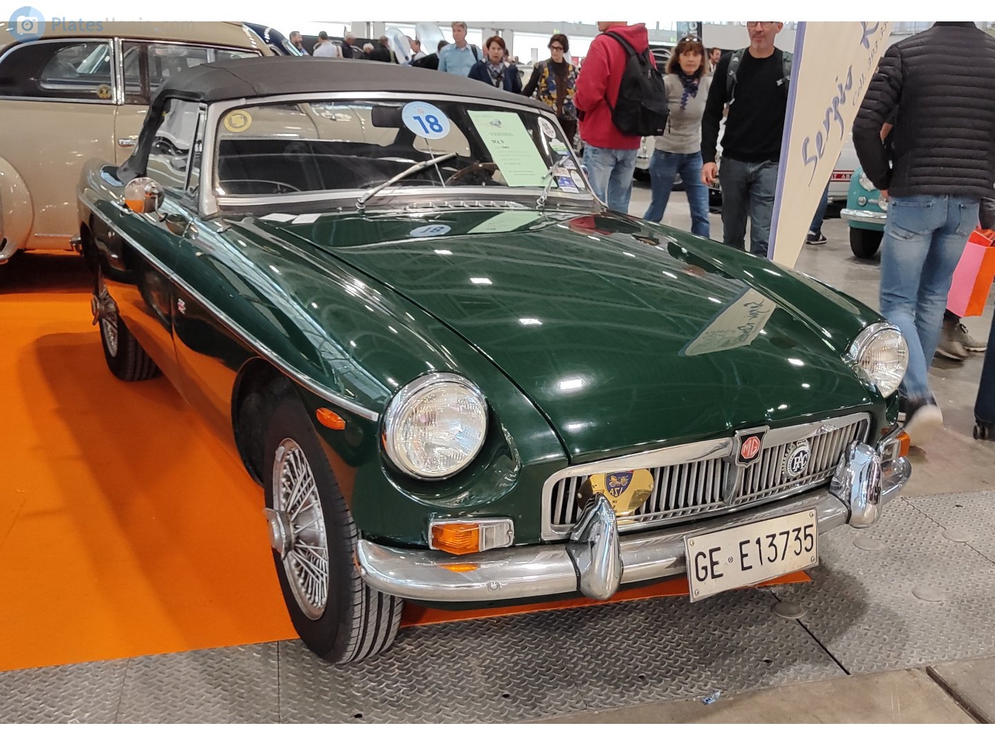 GE E13735, MG B 1st gen Roadster, 1962–1980