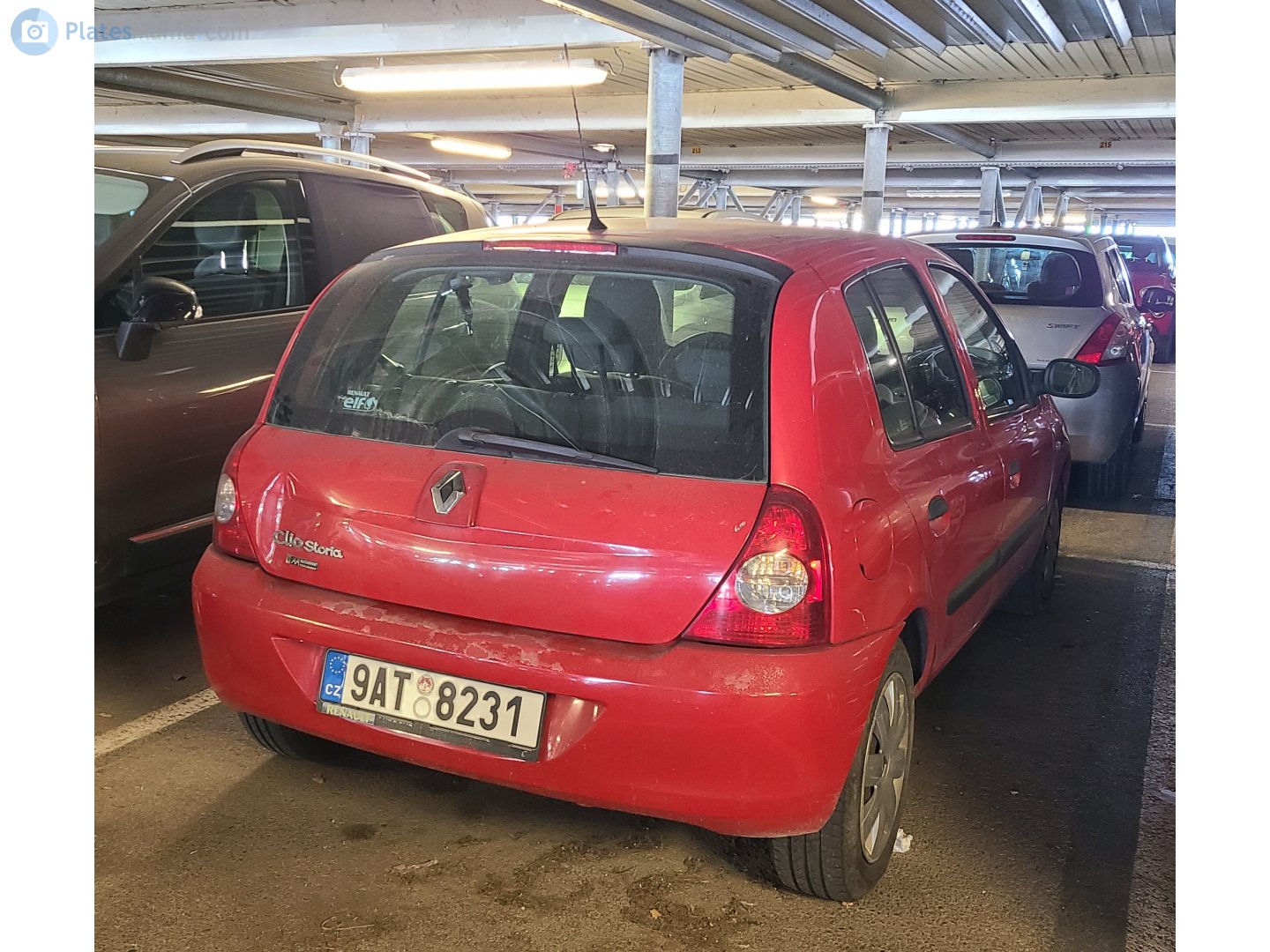 9AT 8231, Renault Clio 2nd gen (Campus/Mio) 5-door Hatch (B65), 2nd facelift, 2006–2012 (–2016 for LATAM-market)