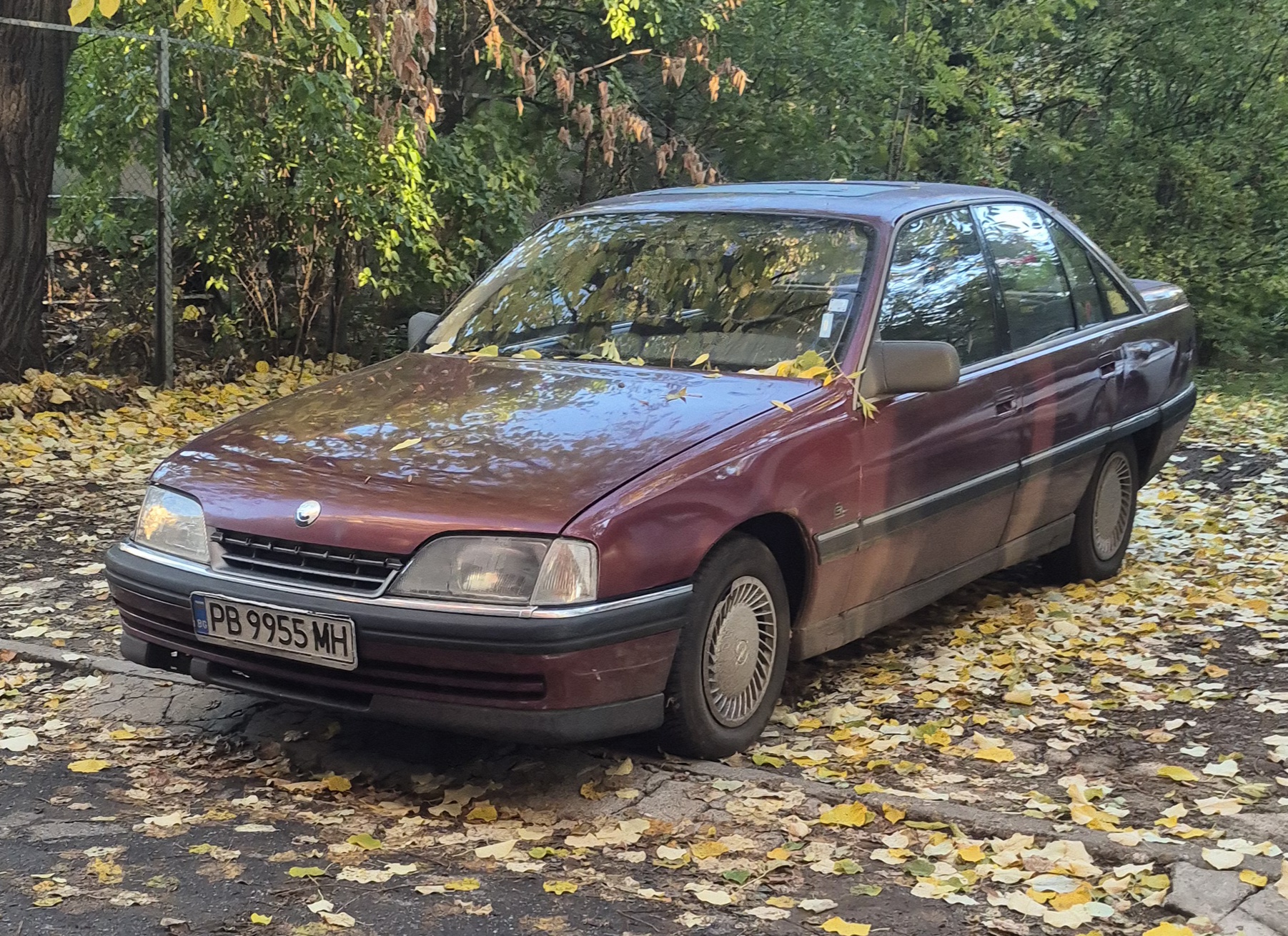 PB 9955 MH, Opel Omega 1st gen Sedan (A; V87), 1986–1994