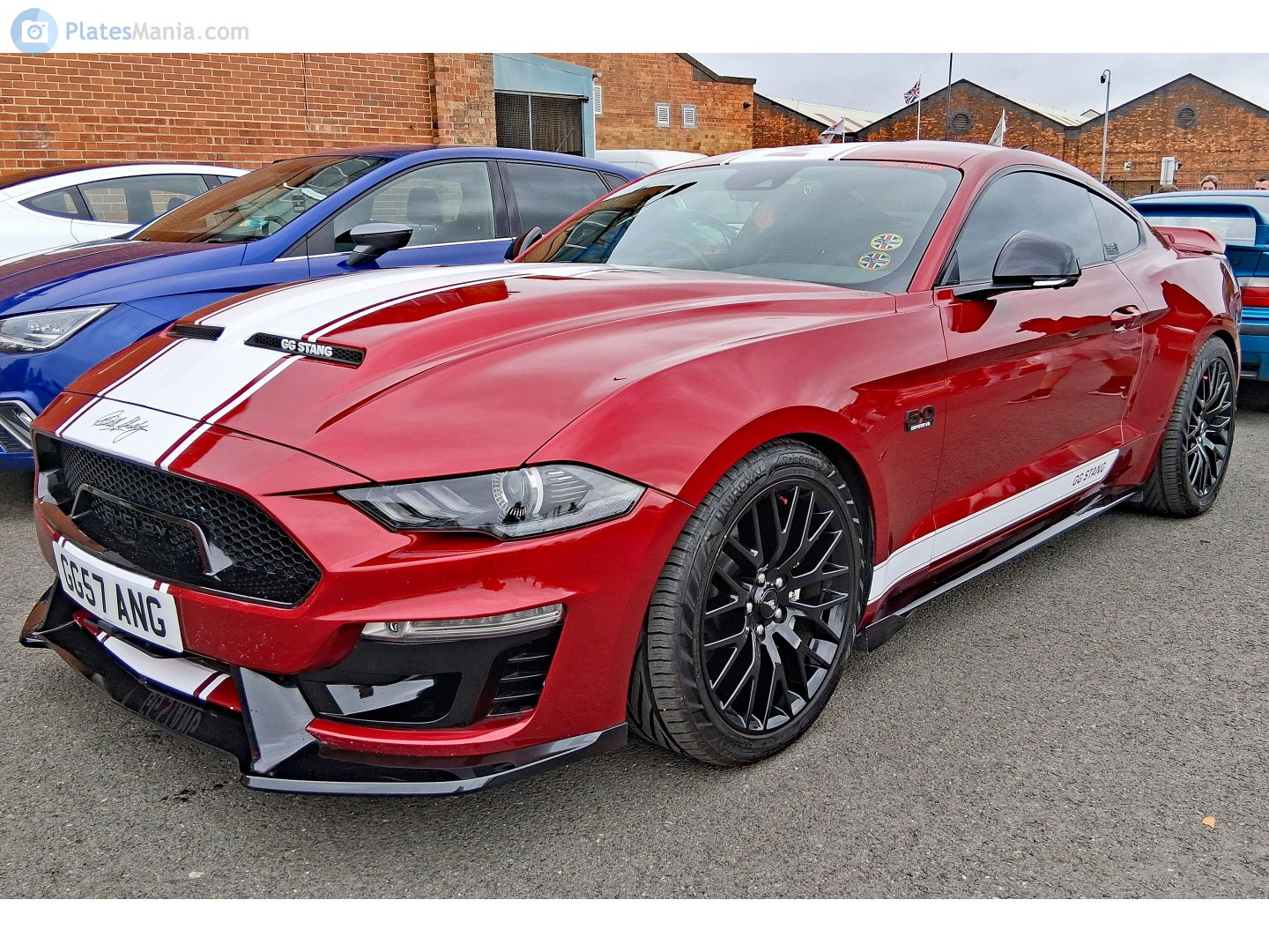 GG57ANG, Ford Mustang 6th gen 2-door Coupé (S550), facelift, 2017–2023