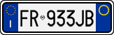 License plate of Italy, Cars (1994 year series)