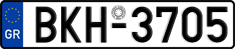 License plate of Greece, Cars