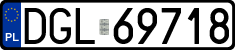 License plates of Poland, Regular car plates