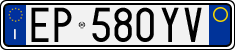 License plate of Italy, Cars (1994 year series)