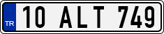 License plate of Turkey, Regular plates