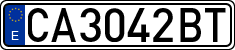 License plates of Spain, 1971 year series