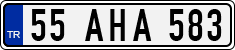 License plate of Turkey, Regular plates