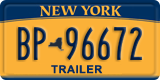 New York, Specialty plates (AB-12345)