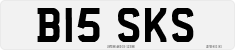 License plate of the United Kingdom, 1983 year system