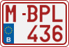 License plate of Belgium, Regular plates (2010)