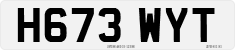 License plate of the United Kingdom, 1983 year system