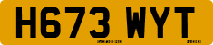 License plate of the United Kingdom, 1983 year system