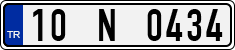 License plate of Turkey, Regular plates