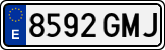 License plates of Spain, Ordinary (2000)